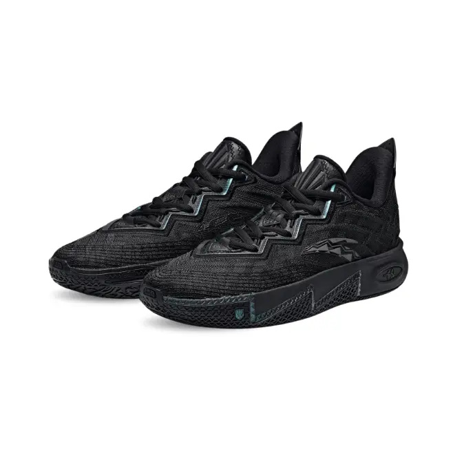 Anta KAI 2 Triple Black Kid's Basketball Shoes | Anta